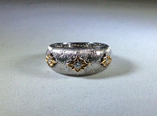 K18 ダイヤ　リング　Vergano(Itary) Vergano of Italy & Buccellati | Carlson's Fine Jewelry