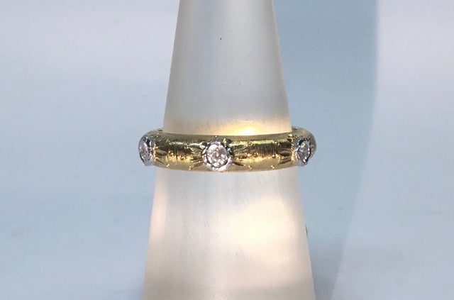 K18 ダイヤ　リング　Vergano(Itary) Vergano of Italy & Buccellati | Carlson's Fine Jewelry